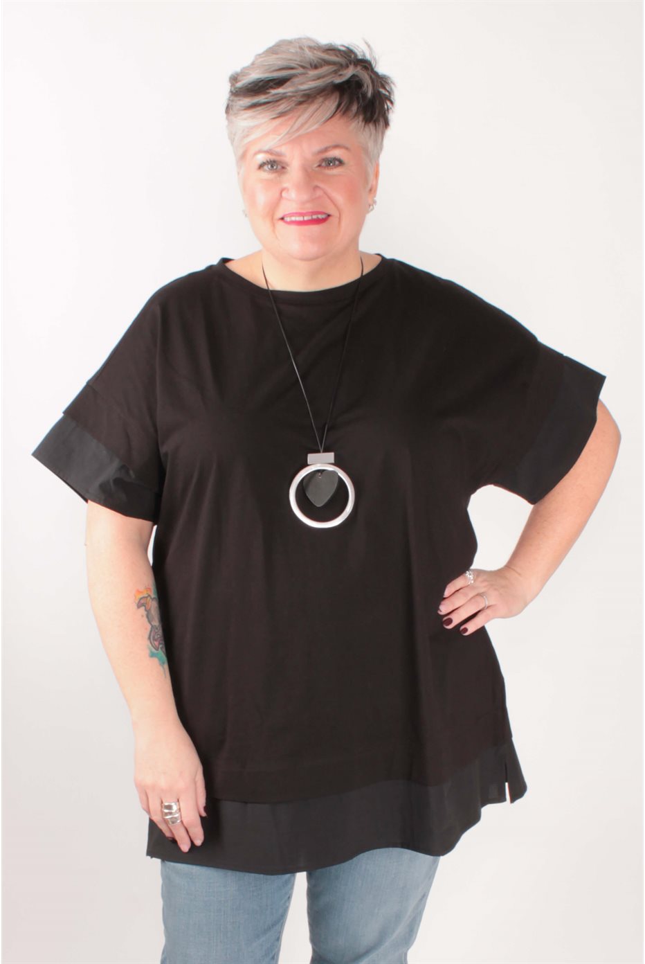Haut Noir Mat Fashion